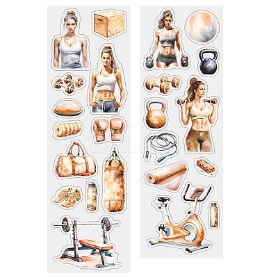 Independent Living Themes Label Paster Picture Stickers DIY-Q038-04D-1
