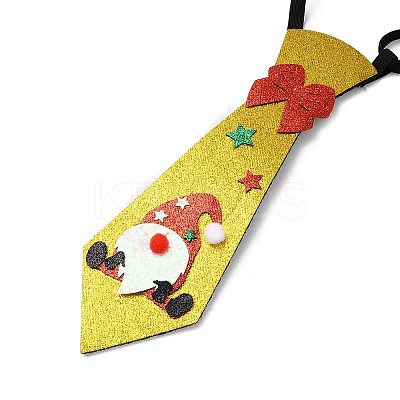 Chistmas Theme Non-woven Fabrics Necktie LS-AJEW-L092-A04-1