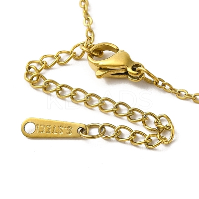 Brass Pendant Necklaes NJEW-M210-06G-1