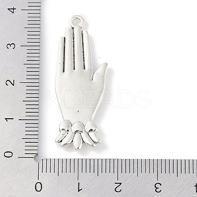 Rack Plating Alloy Enamel Pendants PALLOY-F018-25AS-02-1
