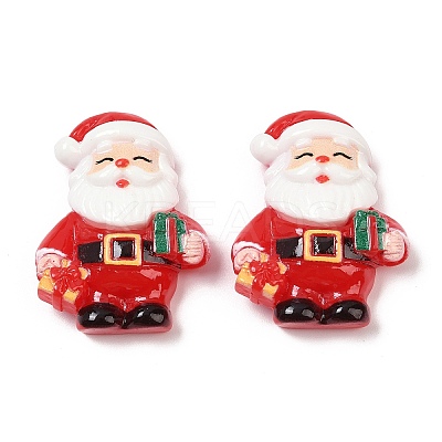 Christmas Opaque Resin Cabochons LS-CRES-Z015-01C-1