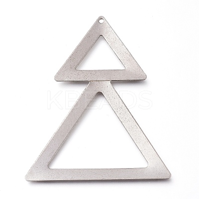 Tarnish Resistant 304 Stainless Steel Big Pendants STAS-Z014-01P-1