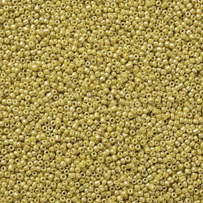 DIY Craft Beads 12/0 Opaque Colors Lustered Round Glass Seed Beads X-SEED-A012-2mm-122-1