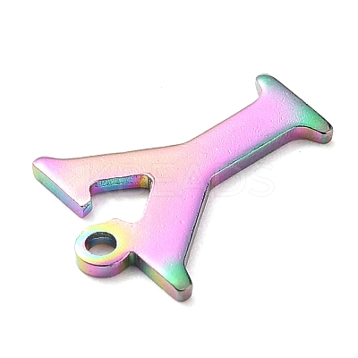 Ion Plating(IP) 304 Stainless Steel Charms STAS-H112-Y-M-1