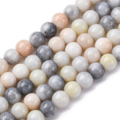 Ombre Effect Dyed Glass Beads Strands X-GLAA-T031-01O-03-1