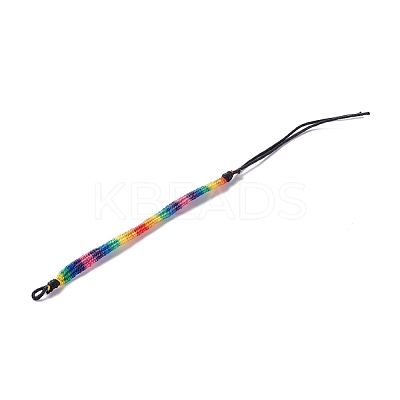 Rainbow Pride Bracelet BJEW-F422-01B-1