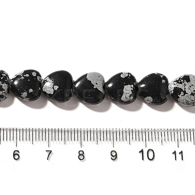 Natural Snowflake Obsidian Beads Strands X-G-R190-10mm-51-1