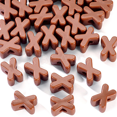 Opaque Acrylic European Beads LS-OACR-TAC0019-006X-1