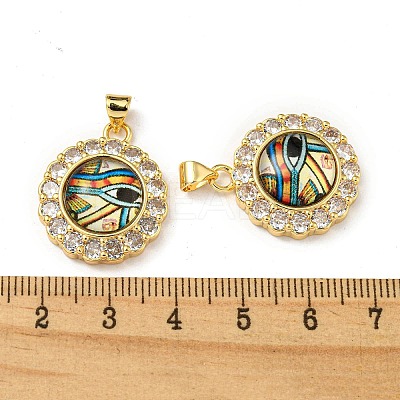 Real 18K Gold Plated Brass Pendants KK-L209-008G-04-1