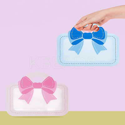 10Pcs 2 Colors MOPP and PET and PE Gift Packaging Resealable Bags ABAG-LP0001-55-1