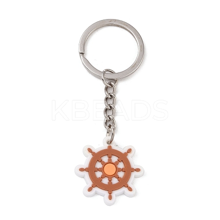 Cartoon PVC Pendant Keychain KEYC-U001-01B-1
