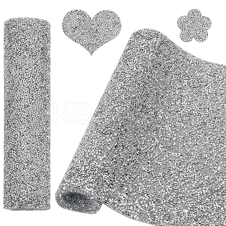 Rectangle Plastic Hotfix Rhinestone DIY-WH0349-339A-1