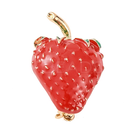 KC Gold Plated Alloy Fruit Brooches JEWB-L017-02KCG-01-1