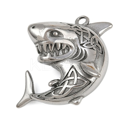304 Stainless Steel Sea Animal Pendants LS-STAS-P402-05B-P-1