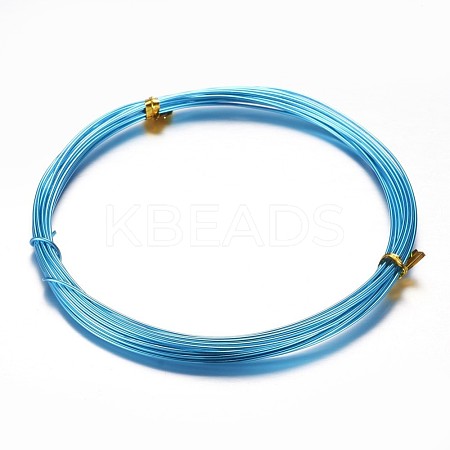 Round Aluminum Craft Wire AW-D009-0.8mm-10m-16-1