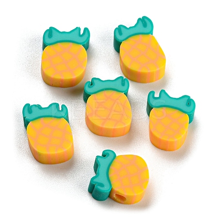 Handmade Polymer Clay Bead CLAY-R069-01P-01A-1