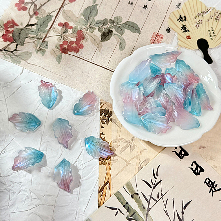 Handmade Lampwork Pendants LAMP-TAC0004-12C-1