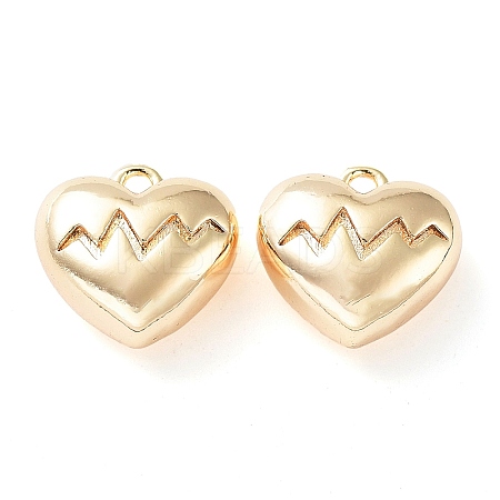 Rack Plating Brass Charms KK-K333-76G-1
