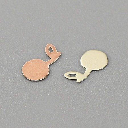 Fruit Style Brass Cabochons MRMJ-WH0003-08G-G-1