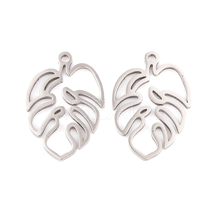 Non-Tarnish 5Pcs 201 Stainless Steel Pendants STAS-M056-07P-1