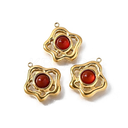 Natural Carnelian Pendants STAS-F318-08B-G-1