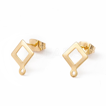 201 Stainless Steel Stud Earring Findings EJEW-A071-21G-1