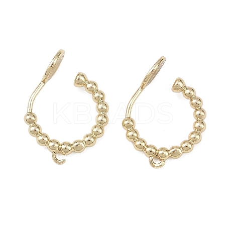Brass Cuff Earring Findings KK-F921-08A-G-1