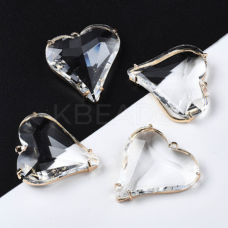 Transparent Glass Pendants LS-GLAA-Q088-022-1