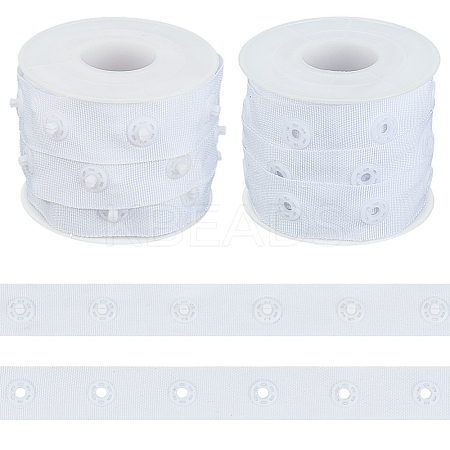5Yards Polyester Sewing Snap Button Tape DIY-OC0014-49A-1