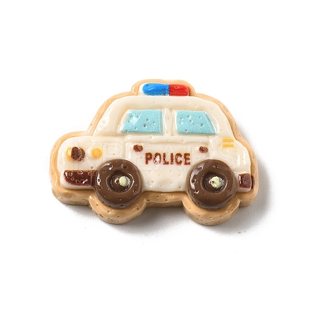 Vehicle Theme Opaque Resin Cabochons LS-RESI-C056-03C-1
