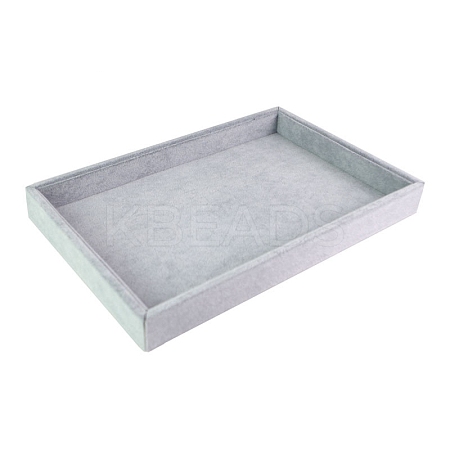 Velvet Jewelry Trays for Necklaces Rings Bracelets Storage LS-PW-WG64371-02-1