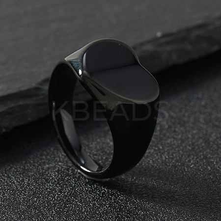 Heart 201 Stainless Steel Finger Rings FS-WG1ADC4-04-1
