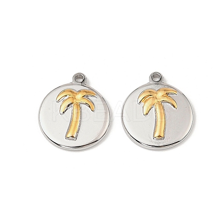 304 Stainless Steel Pendants STAS-T068-54A-GP-1