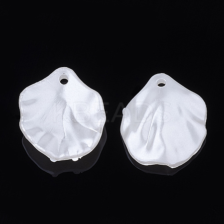 ABS Plastic Imitation Pearl Pendants LS-X-OACR-S020-13-1
