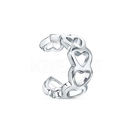 Silver Geometric Star Heart Animal Ear Clip Fashion Simple Personality Trendy Cool SX1064-2-1