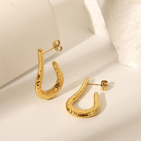 304 Stainless Steel Stud Earrings for Women EJEW-K302-08G-1