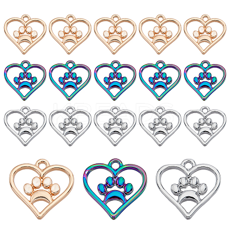30Pcs 3 Colors Alloy Pendants FIND-GA0005-50-1
