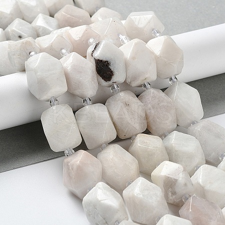 Natural Rainbow Moonstone Beads Strands G-C182-21-02-1