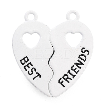 Alloy Enamel Split Pendants LS-ENAM-P255-01A-1