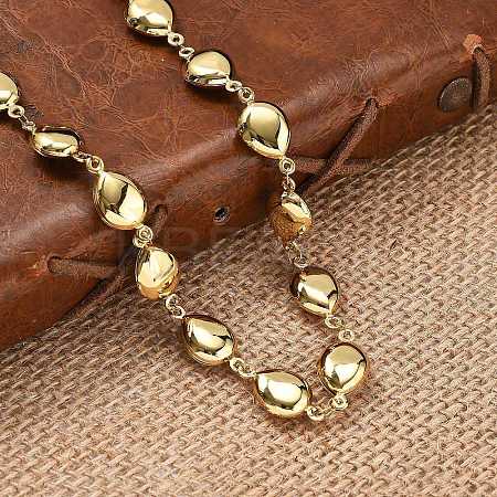 304 Stainless Steel Link Chain Necklaces NJEW-U023-04C-G-1