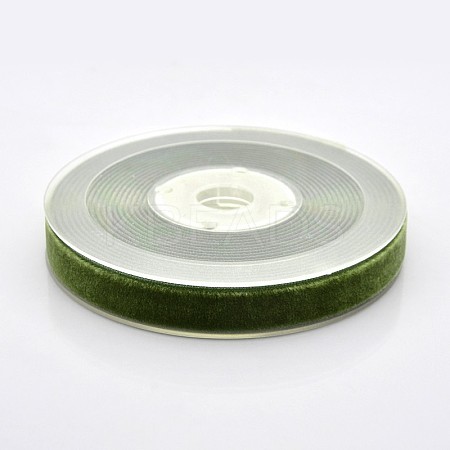 Polyester Velvet Ribbon for Gift Packing and Festival Decoration SRIB-M001-13mm-570-1
