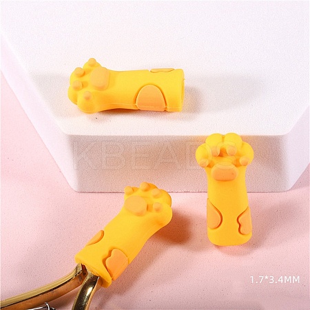 Cute Cat Paw Print Silicone Nail Art Cuticle Nipper Protective Cover PW-WG48554-02-1