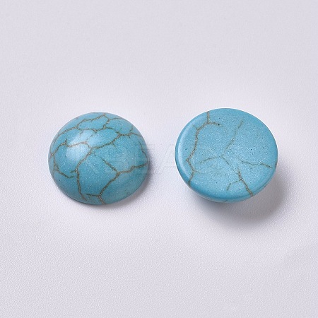 Synthetic Turquoise Cabochons G-TAC0001-01H-1