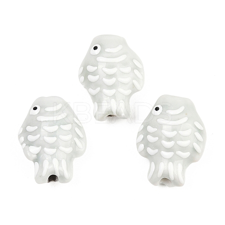 Handmade Porcelain Beads PORC-K010-08-06-1