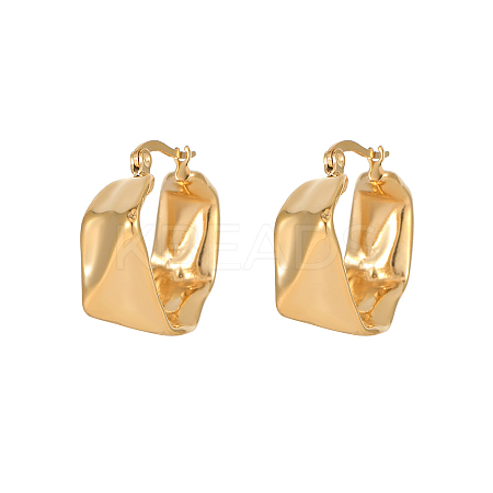 Elegant European Style 304 Stainless Steel Gold-Plated Women's Earrings WS1374-1-1