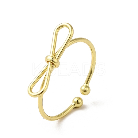 Brass Cuff Rings for Women RJEW-D026-04G-1