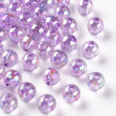 Transparent Acrylic Beads MACR-S370-B8mm-746-1