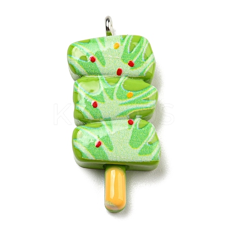 Opaque Resin Imitation Food Pendants CRES-D019-02A-1