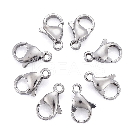 Tarnish Resistant 304 Stainless Steel Lobster Claw Clasps LS-X-STAS-AB11-1