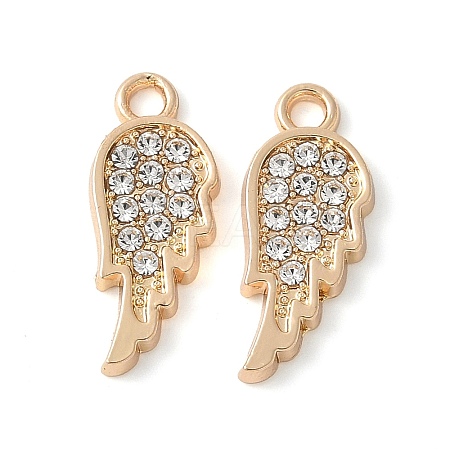 Alloy Crystal Rhinestone Pendants PALLOY-E775-13G-1